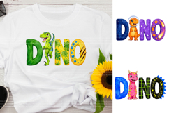 Watercolor Dino Sublimation Designs for Shirts, Mugs Product Image 3