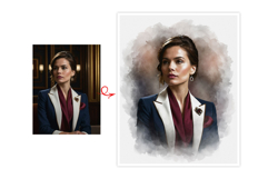 Canvas Custom Portrait Art Product Image 2