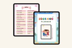 2025 Digital Kids Planner Canva Interior Product Image 3