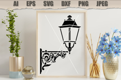 Stencil Vintage Street Lamp Product Image 3