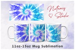 TIE DYE Mini Bundle - Sublimation - Tumbler, Mug, Coaster Product Image 3