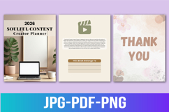 2026 Soulful Content Creator Planner Product Image 4