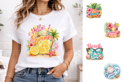 Summer Beach Sublimation PNG, Mug, T-shirt Design Product Image 2