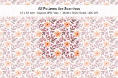 Watercolor Floral Pattern Set Product Image 3