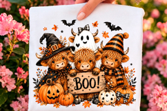 Cute Halloween Ghost Pumpkin PNG Product Image 4