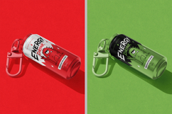 Can Keychain with Carabiner Clip Mockup Product Image 3