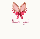 Watercolor Easter Bunny Ears Clip Art PNG Product Image 4