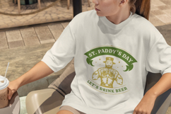 St. Paddy's Day Beer Leprechaun SVG Product Image 3