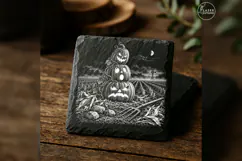 The Harvest Totem Pumpkin Halloween Laser Engraving PNG Product Image 4
