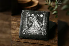 The Lantern Waltz Gothic Skeleton Laser Engraving PNG Product Image 4