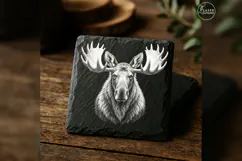 The Marsh Crown Woodland Animal Laser Engraving PNG Product Image 4