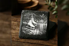 Pavilion Skate Laces Winter Wonderland Laser Engraving PNG Product Image 4