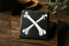 The Ossuary Cross Anatomy Laser Engraving PNG Product Image 4