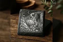 The Rootcellar Coil Gothic Animal Laser Engraving PNG Product Image 4