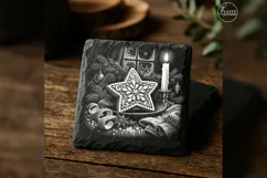 The Starlight Biscuit Christmas Engraving PNG Product Image 4