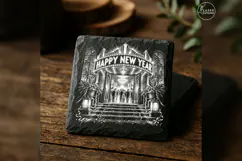 The New Year Marquee New Year Celebration Laser Engraving PN Product Image 4