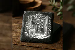 The Mistletoe Threshold Laser Engraving PNG Product Image 4