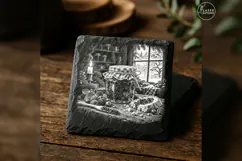Christmas Pantry Jam Winter Baking Laser Engraving PNG Product Image 4
