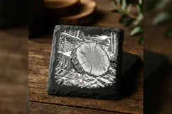 The Winterwood Chronicle Laser Engraving PNG Product Image 4