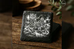 Star Anise Spice Tray Winter Baking Laser Engraving PNG Product Image 1