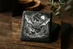 The Belfry Eclipse Gothic Halloween Laser Engraving PNG Product Image 4