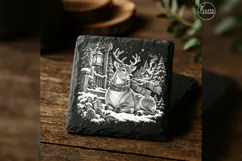 Hearthscarf Visitor Reindeer Forest Christmas Laser PNG Product Image 4