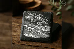 The Frostberry Bough Winter Nature Laser Engraving PNG Product Image 4
