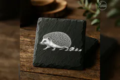 The Leaf-Burrower Woodland Animal Laser Engraving PNG Product Image 4