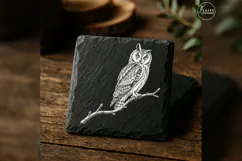 The Backward Gaze Woodland Animal Laser Engraving PNG Product Image 5