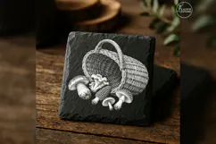 The Forager's Measure Woodland Laser Engraving PNG Product Image 3