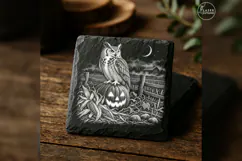 The Orchard Sentinel Vintage Halloween Laser Engraving PNG Product Image 4