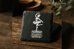The Music-Box Automaton - 1 Laser Engraving PNG Design Product Image 1