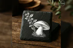 The Bilberry Companion Woodland Laser Engraving PNG Product Image 3