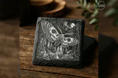 The Glasswing Omen Gothic Animal Laser Engraving PNG Product Image 1