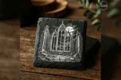 The Midnight Lancets Gothic Halloween Laser Engraving PNG Product Image 1