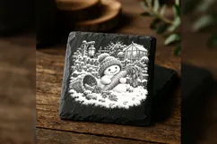 The Little Carrot Keeper Laser Engraving PNG Product Image 5