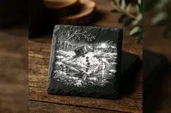 The Thawing Garden Farewell Laser Engraving PNG Product Image 4