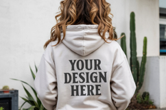 Ash Gildan 18500 Hoodie Sweatshirt Mockup, Unisex Hoodie Moc Product Image 1