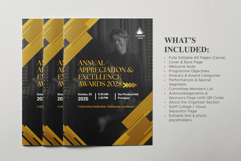 Elegant Awards Ceremony Program Book Template Canva Product Image 2