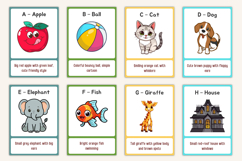 Alphabet Learning Flash Cards Product Image 3