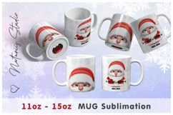 4 Funny Christmas Mug Designs. 11oz-15oz Mouth Bottom Mug. Product Image 3