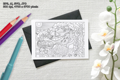 Sea romantic coloring pages Product Image 2