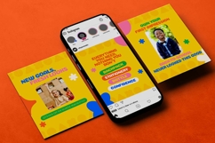 Back to School Instagram Carousel &amp; Canva Template Product Image 3