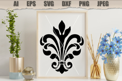 Stencil Heraldic Damask Product Image 3