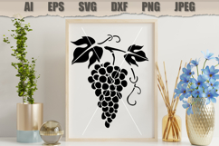 Stencil Grape Cluster Product Image 3