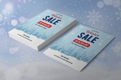 Winter Sale Flyer Template, Canva, Ms Word &amp; Photoshop Product Image 3