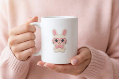 Crochet Easter Bunny PNG Clipart Product Image 3