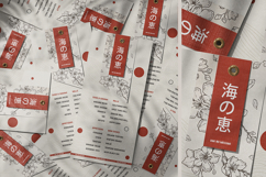 Tag-Style Menu with Eyelet Mockup Product Image 3