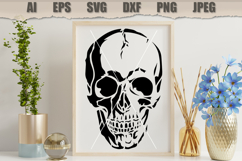 Stencil Skull Head Product Image 3