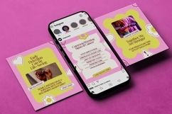 Breast Cancer Awareness Instagram Carousel &amp; Canva Template Product Image 3